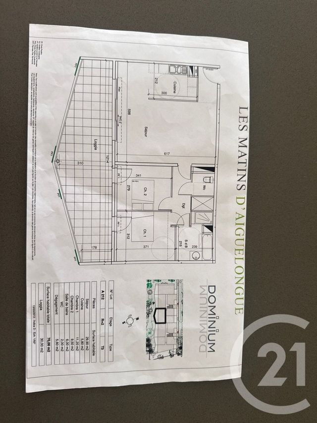Appartement F3 à vendre - 3 pièces - 78.3 m2 - MONTPELLIER - 34 - LANGUEDOC-ROUSSILLON - Century 21 Via Domitia